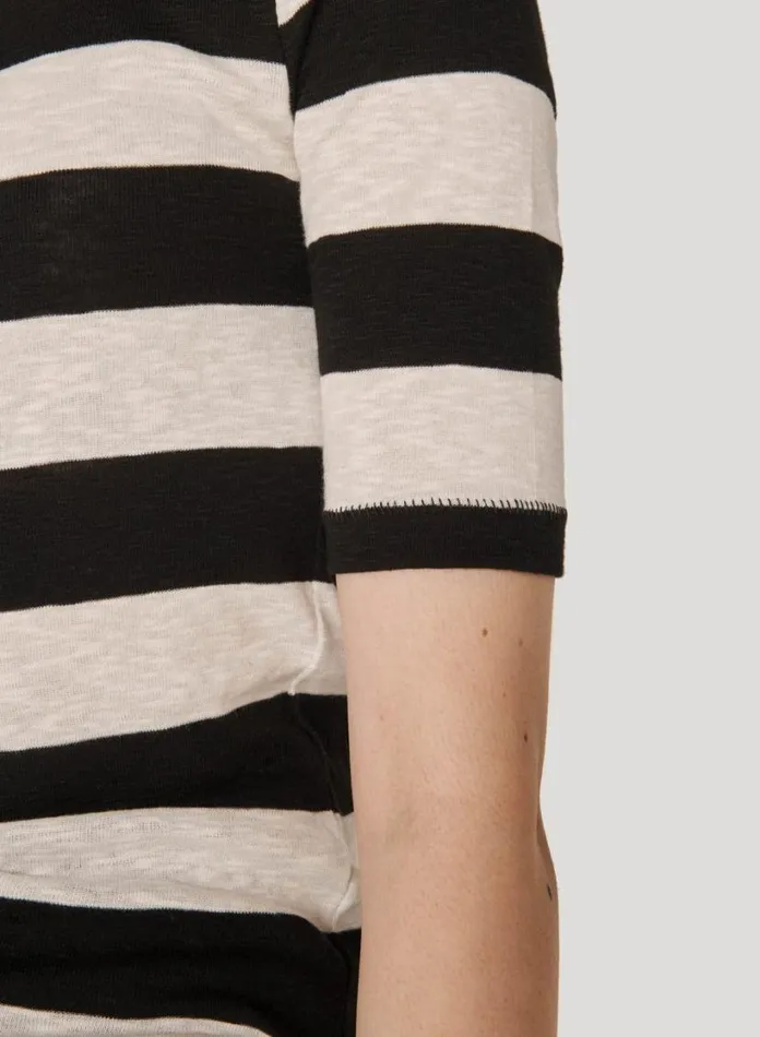 YMC Charlotte Top Black Multi Womens TShirts