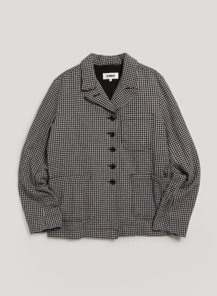 YMC City Jacket Black Multi Womens Outerwear