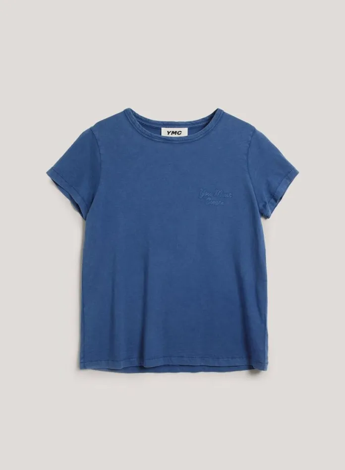 YMC Day T Shirt Blue Womens TShirts