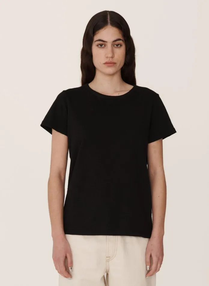 YMC Earth Day TShirt Black Womens Earth