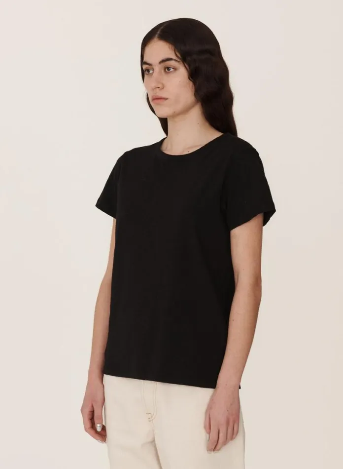 YMC Earth Day TShirt Black Womens Earth