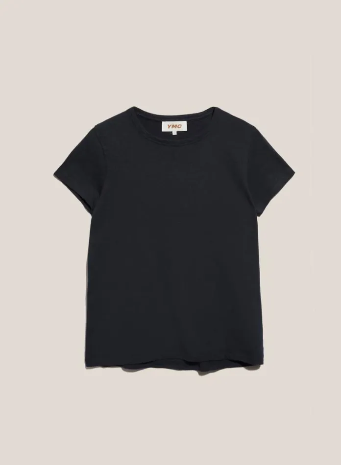 YMC Earth Day TShirt Navy Womens Earth