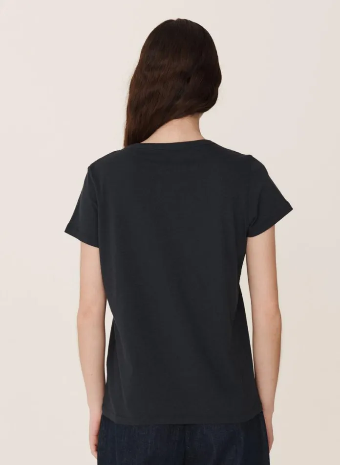 YMC Earth Day TShirt Navy Womens Earth