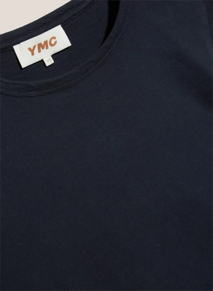 YMC Earth Day TShirt Navy Womens Earth