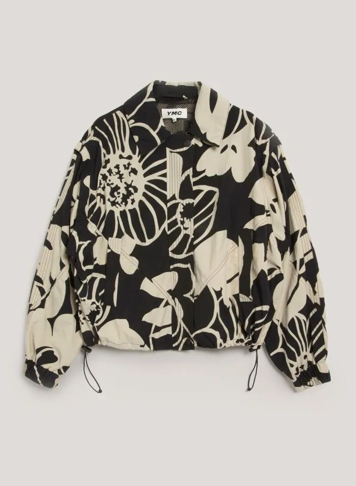 YMC Heath Bomber Jacket Black Multi Womens Outerwear