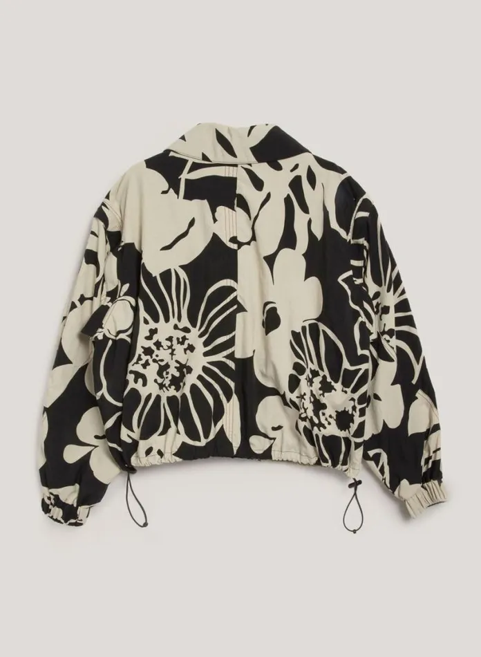 YMC Heath Bomber Jacket Black Multi Womens Outerwear