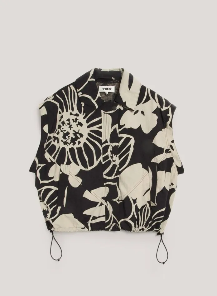 YMC Heath Bomber Jacket Black Multi Womens Outerwear