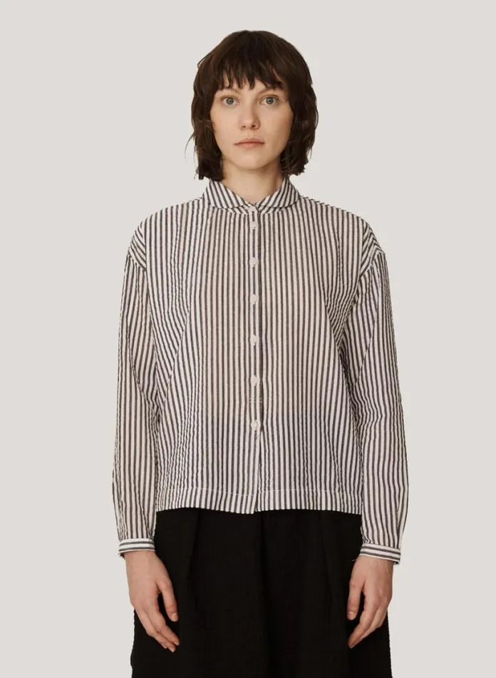 YMC Marianne Cotton Stripe Shirt Multi Womens Shirts