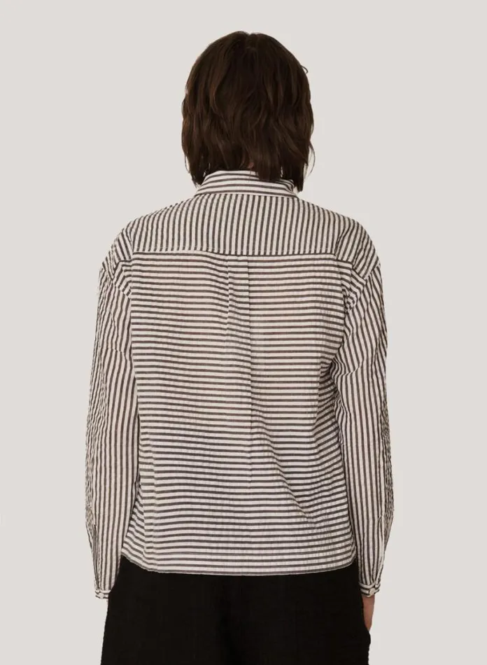 YMC Marianne Cotton Stripe Shirt Multi Womens Shirts