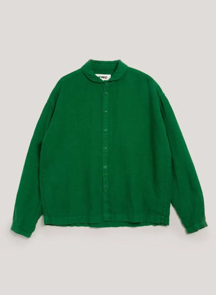 YMC Marianne Shirt Green Womens Shirts