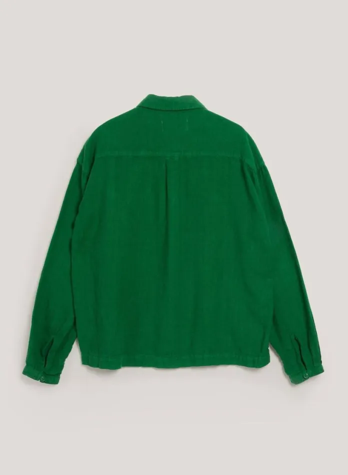 YMC Marianne Shirt Green Womens Shirts