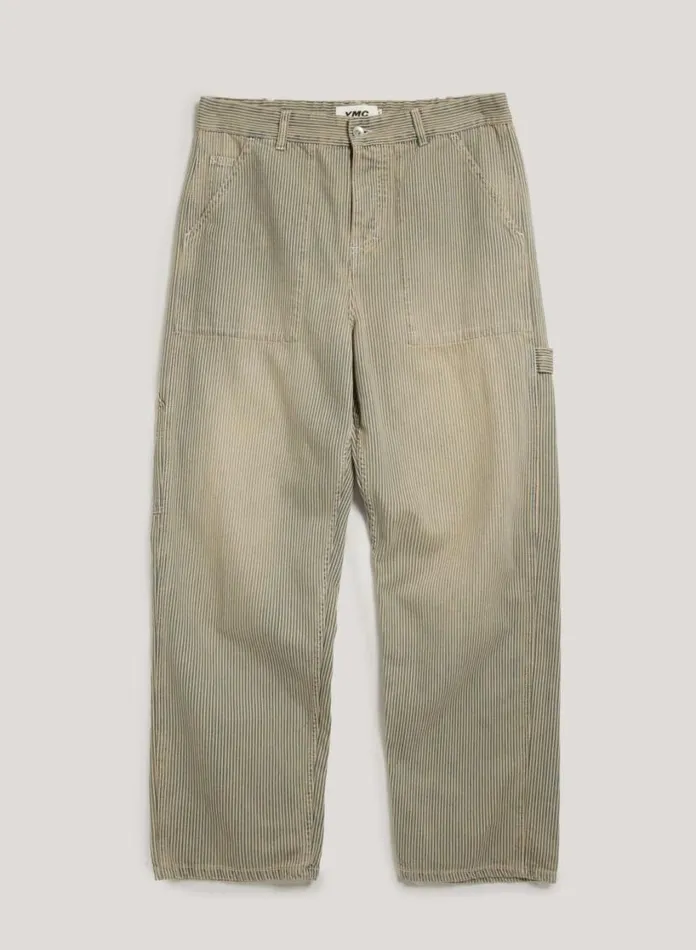 YMC Painter Trouser Blue Multi Mens Trousers