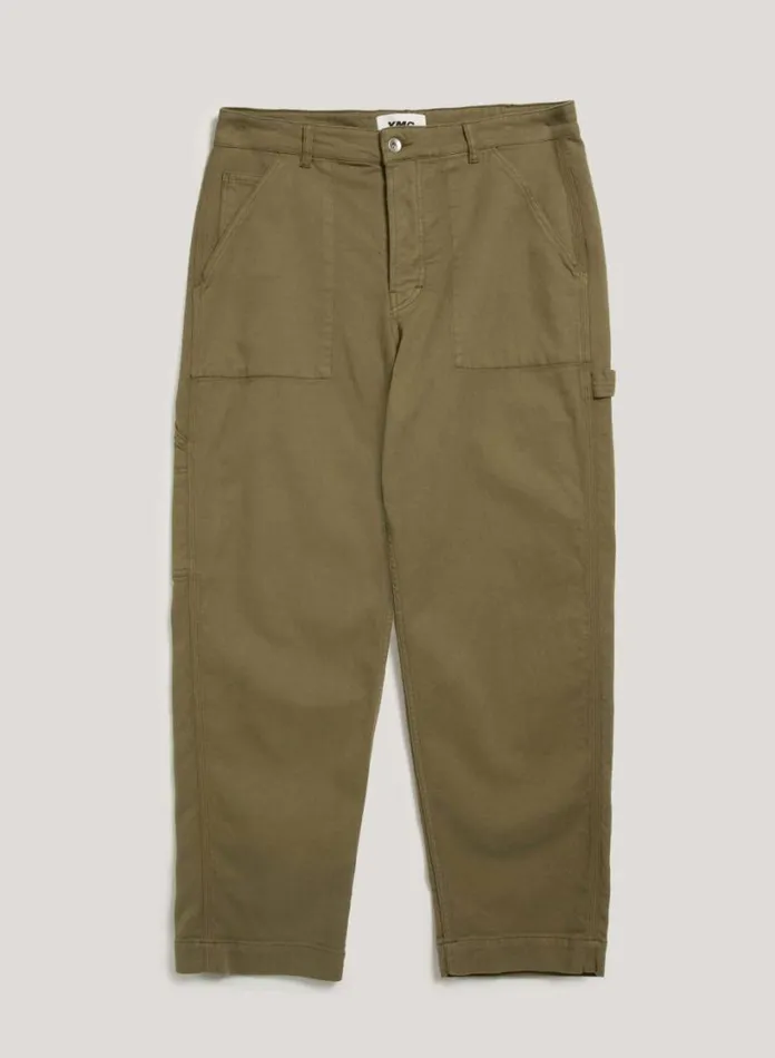 YMC Painter Trouser Olive Mens Trousers