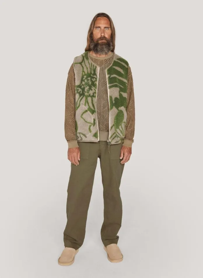 YMC Painter Trouser Olive Mens Trousers