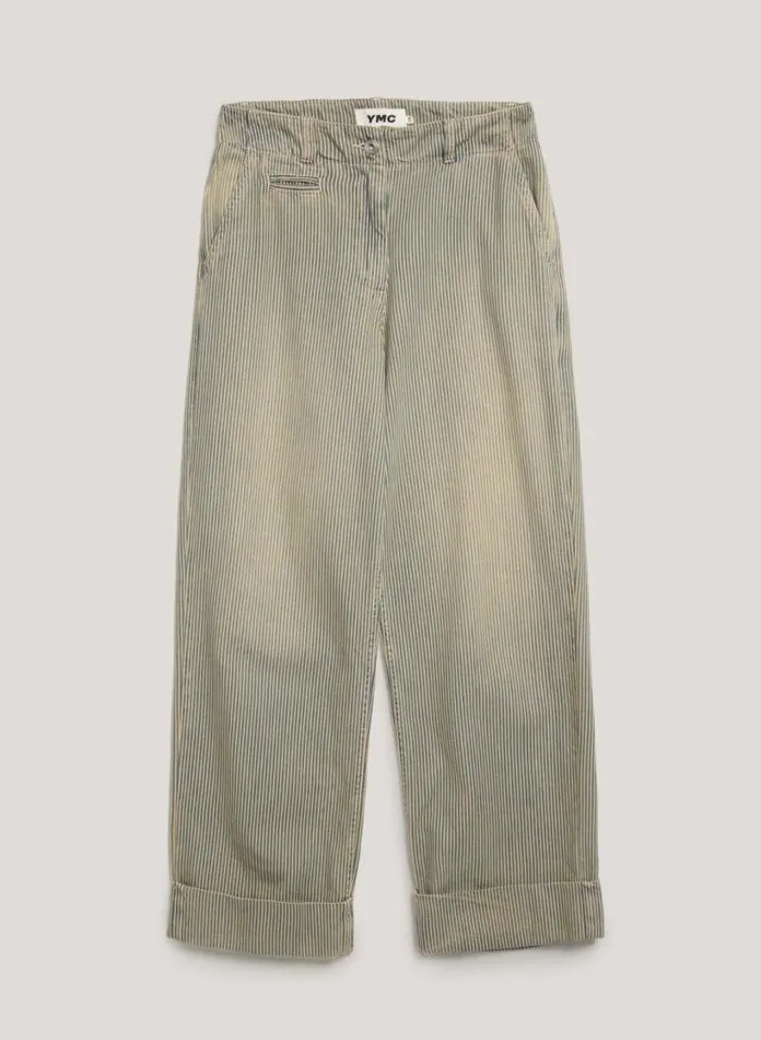 YMC Sailor Trouser Blue Multi Womens Trousers