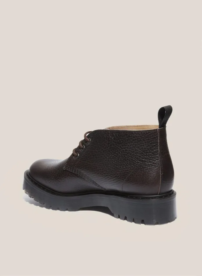 YMC Solovair X Leather Chukka Boots Brown Womens Footwear