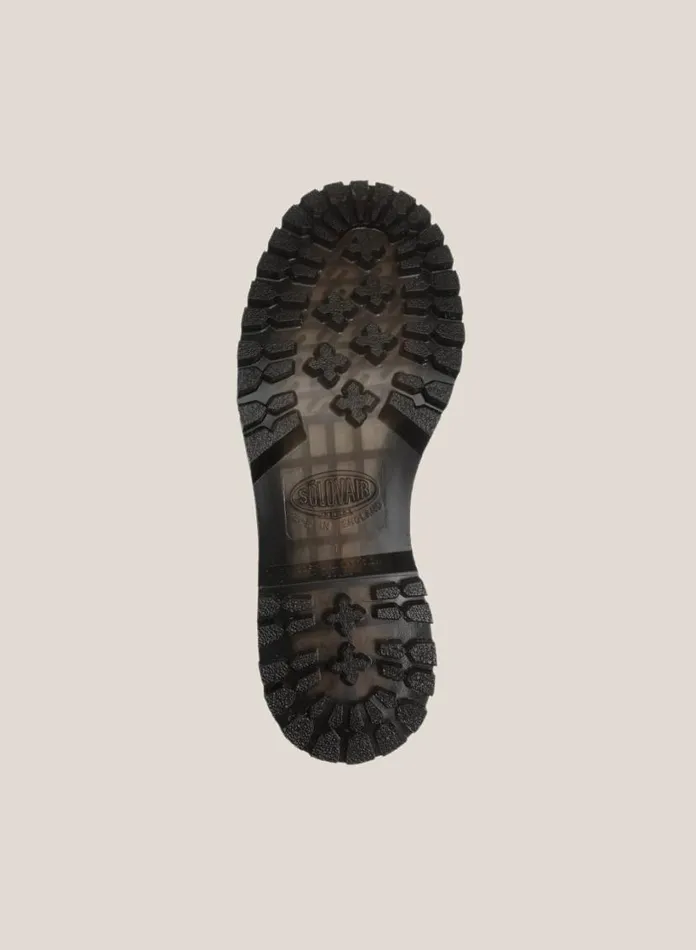 YMC Solovair X Leather Dealer Boots Black Mens Footwear