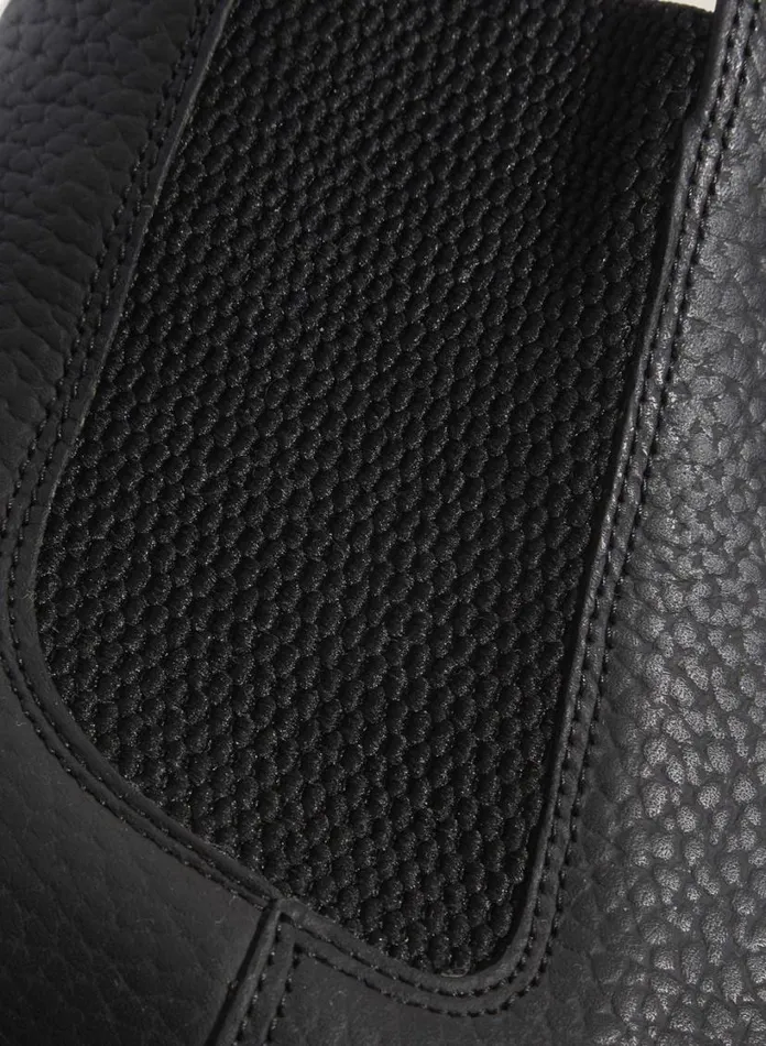 YMC Solovair X Leather Dealer Boots Black Mens Footwear