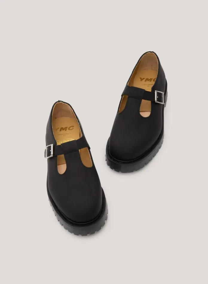 YMC Solovair X Mary Jane Black Womens Footwear