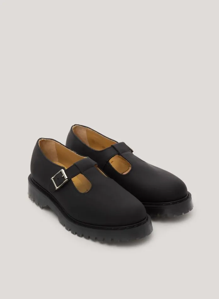 YMC Solovair X Mary Jane Black Womens Footwear