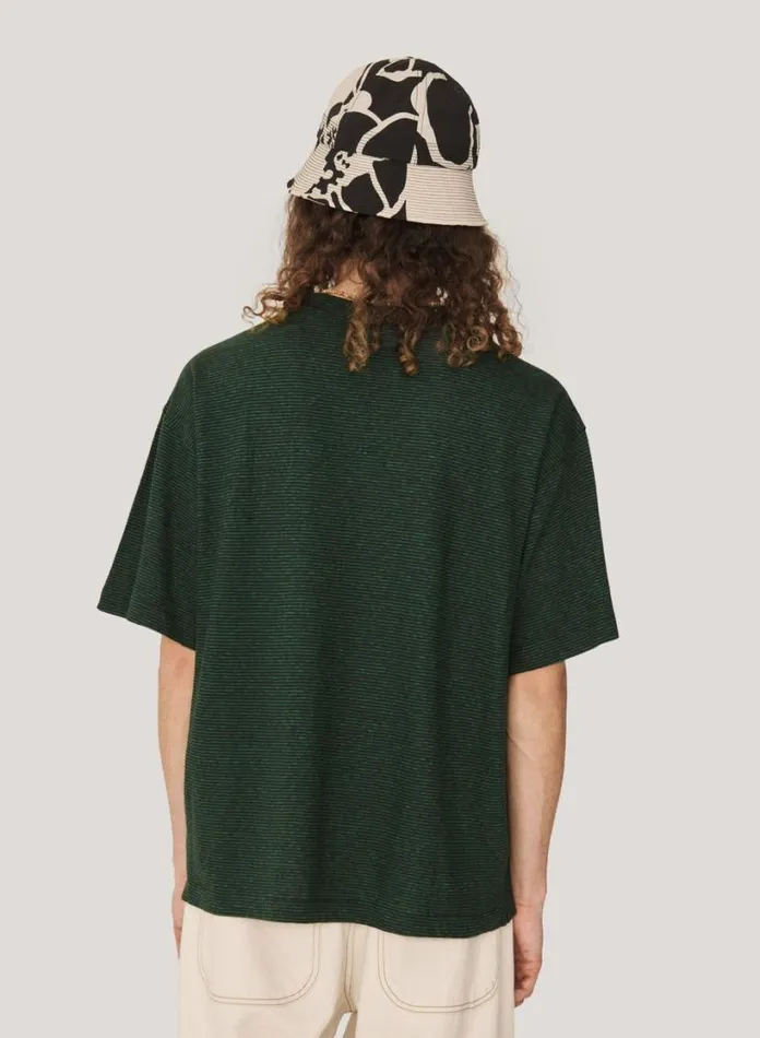 YMC Triple T Shirt Green Mens TShirts