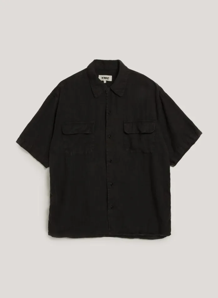 YMC Wray Shirt Black Mens Shirts