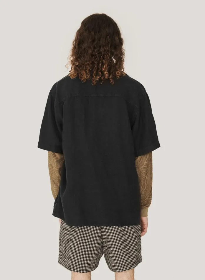 YMC Wray Shirt Black Mens Shirts