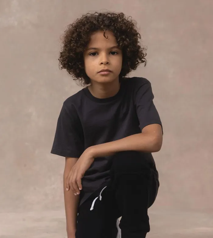 Zanerobe Kids Men Kids Box Tee GD Dk Grey