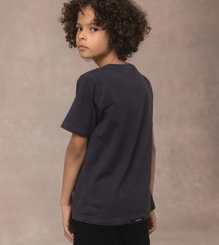 Zanerobe Kids Men Kids Box Tee GD Dk Grey