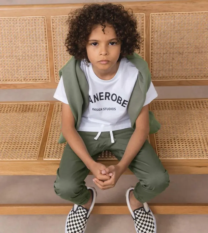 Zanerobe Kids Men Kids Smallshot LT Jogger GD Dk Moss