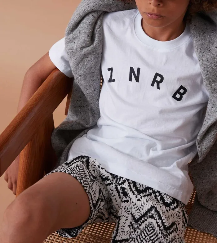 Zanerobe Kids Men Kids Smallshot ZZ Short BlackWhite