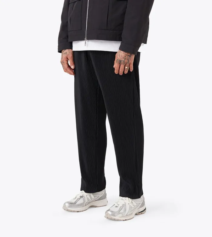 Zanerobe Pants Men Pleated Pant Black