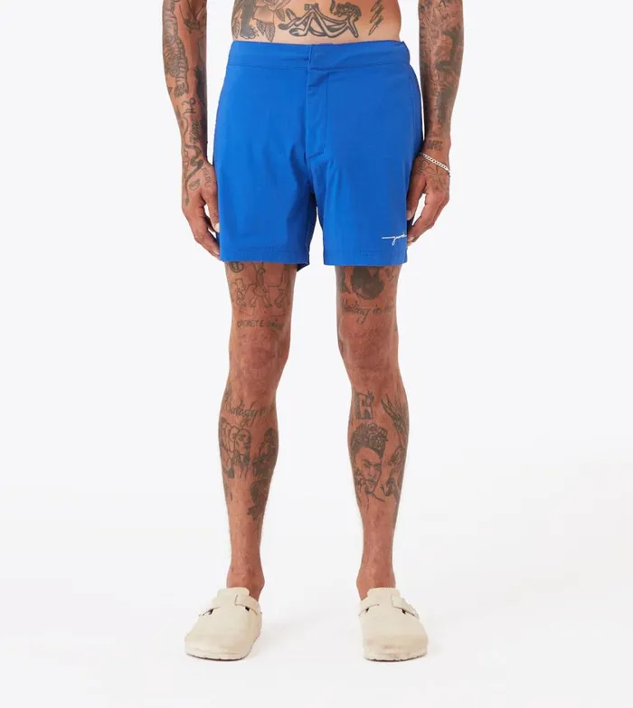 Zanerobe Shorts Men Holiday Swim Short Cobalt Blue