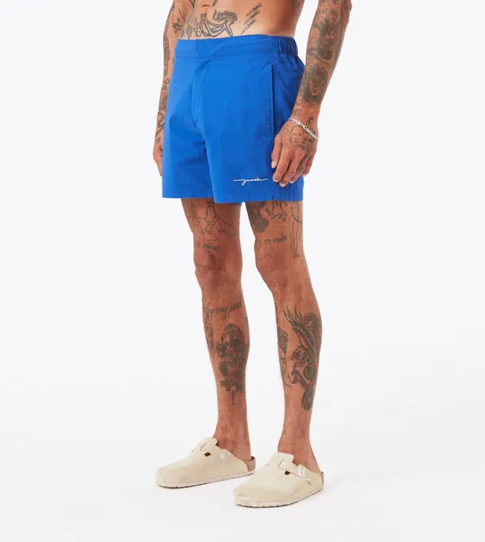 Zanerobe Shorts Men Holiday Swim Short Cobalt Blue